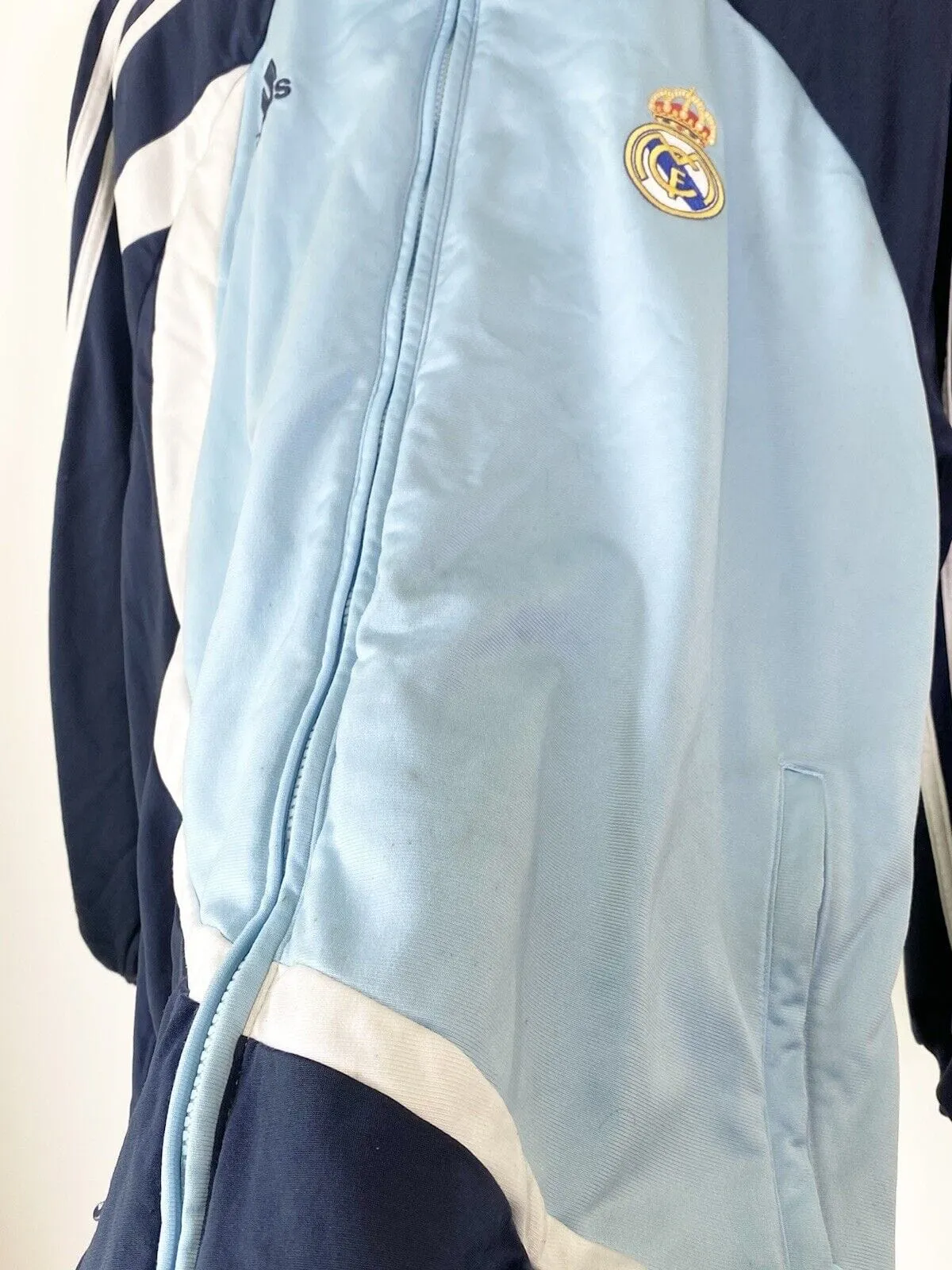 2007/08 REAL MADRID Vintage adidas Football Jacket Track Top (L)