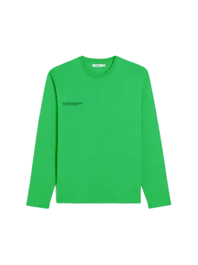 365 Midweight Long Sleeve T-shirt—Jade Green