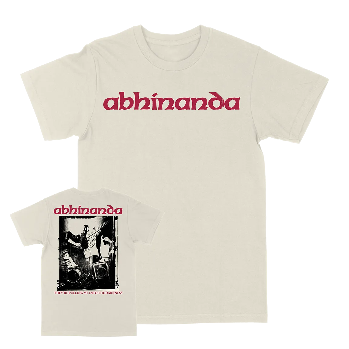 Abhinanda "Into The Darkness" Natural T-Shirt