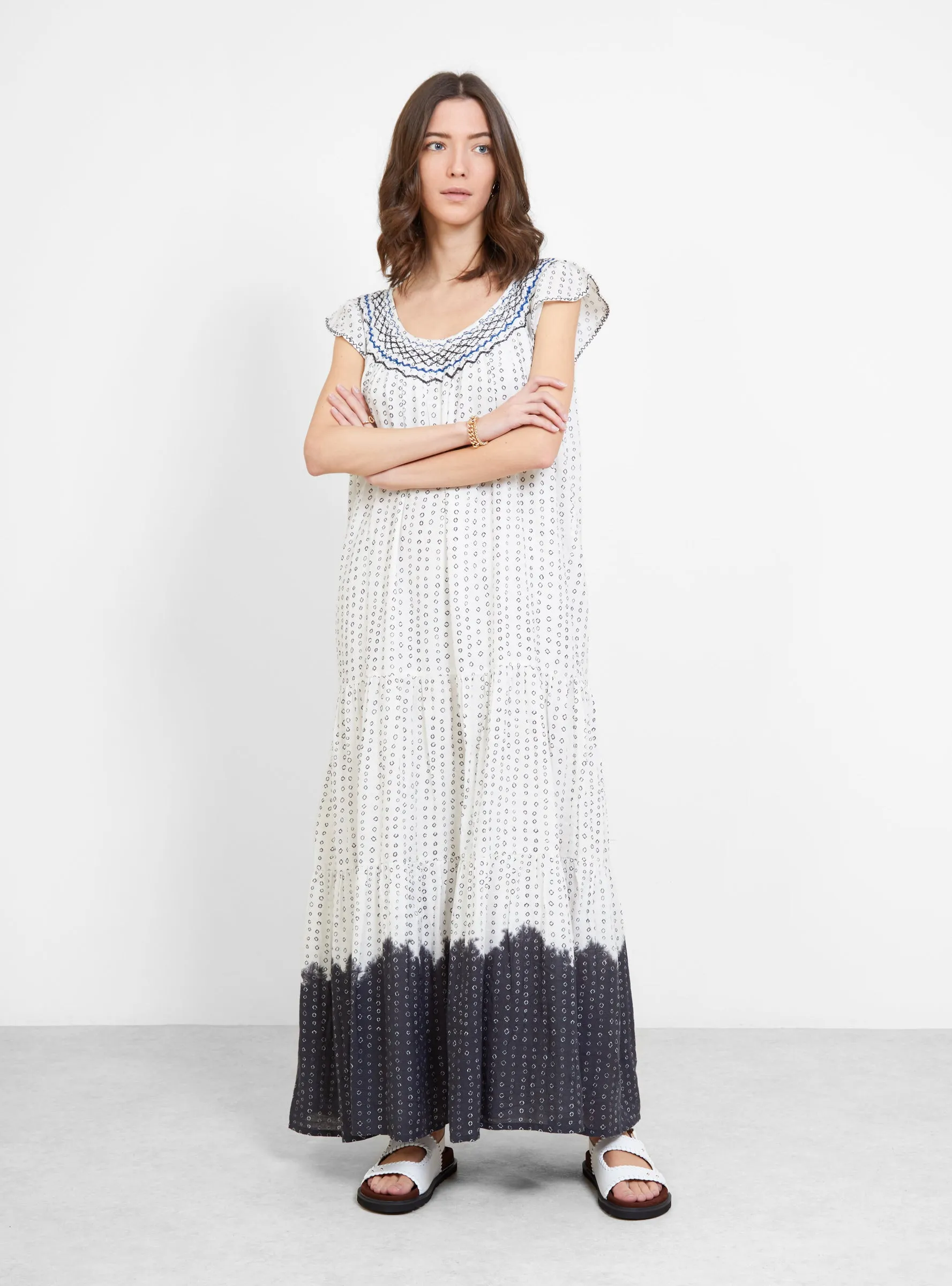 Aborsano Dress Dipped Shibori