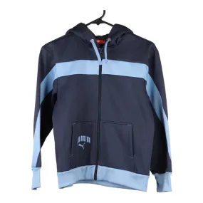 Age 12 Puma Track Jacket - Large Navy Polyester