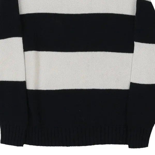 Age 4 Tommy Hilfiger Striped Jumper - XS Navy Cotton