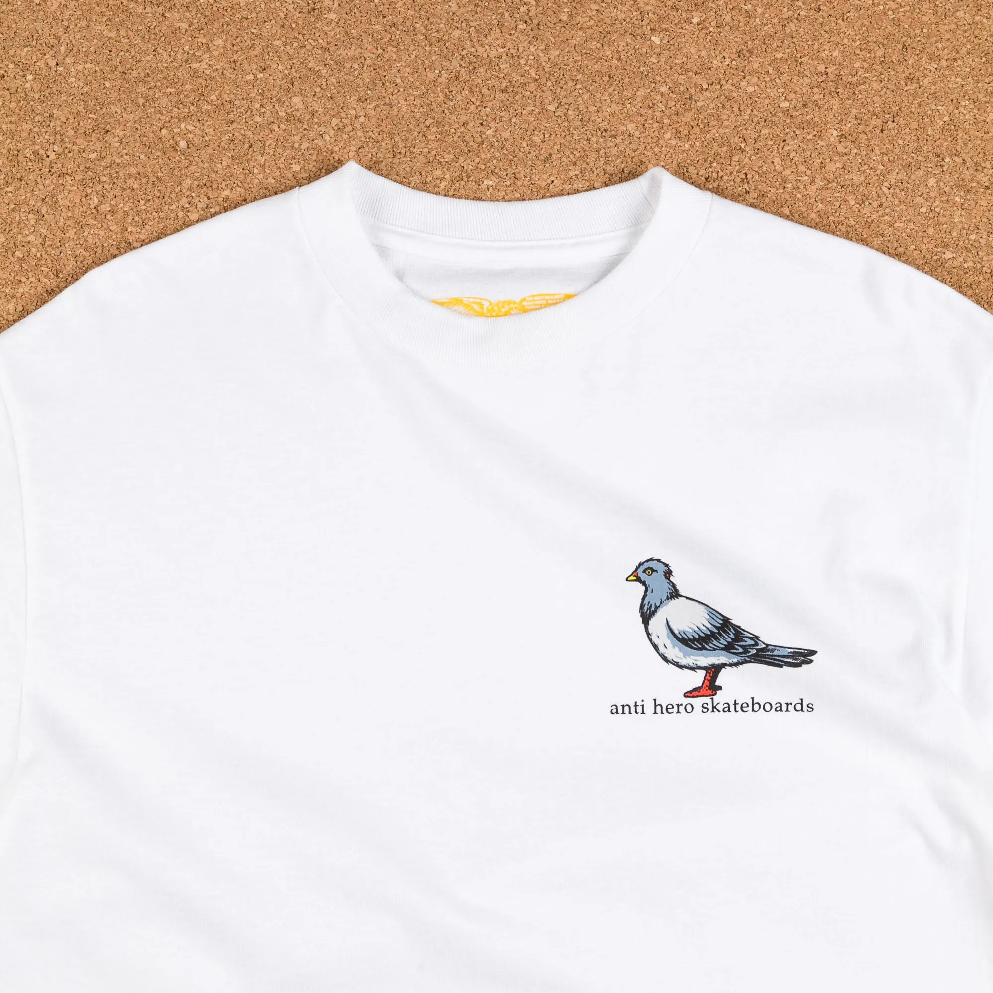 Anti Hero Lil Pigeon Long Sleeve T-Shirt - White