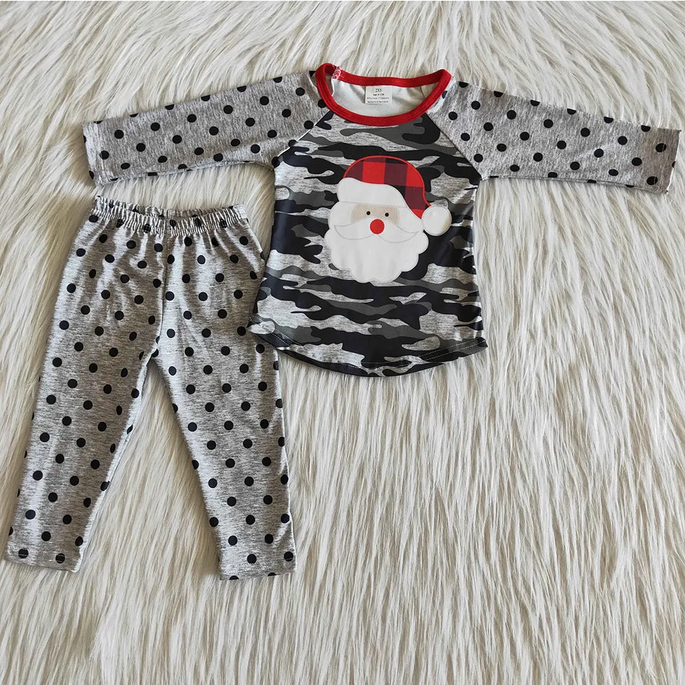 Baby Boy Clothes Set Christmas Boutique Toddler Boys Clothing Outfits 6 B7-37