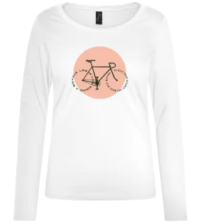 Bicycle Life Design - Comfort women's long sleeve t-shirt