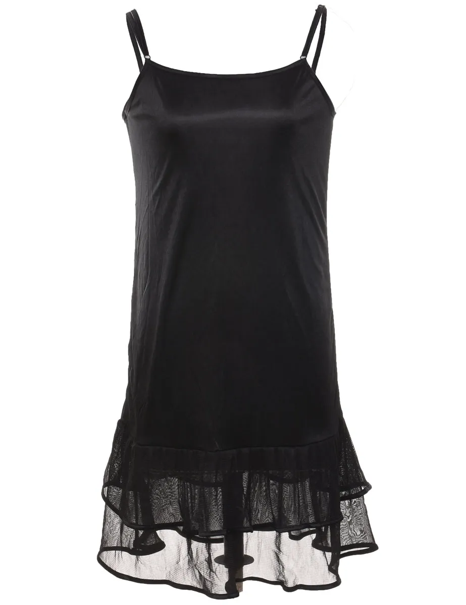 Black 1990s Slip Dress - S