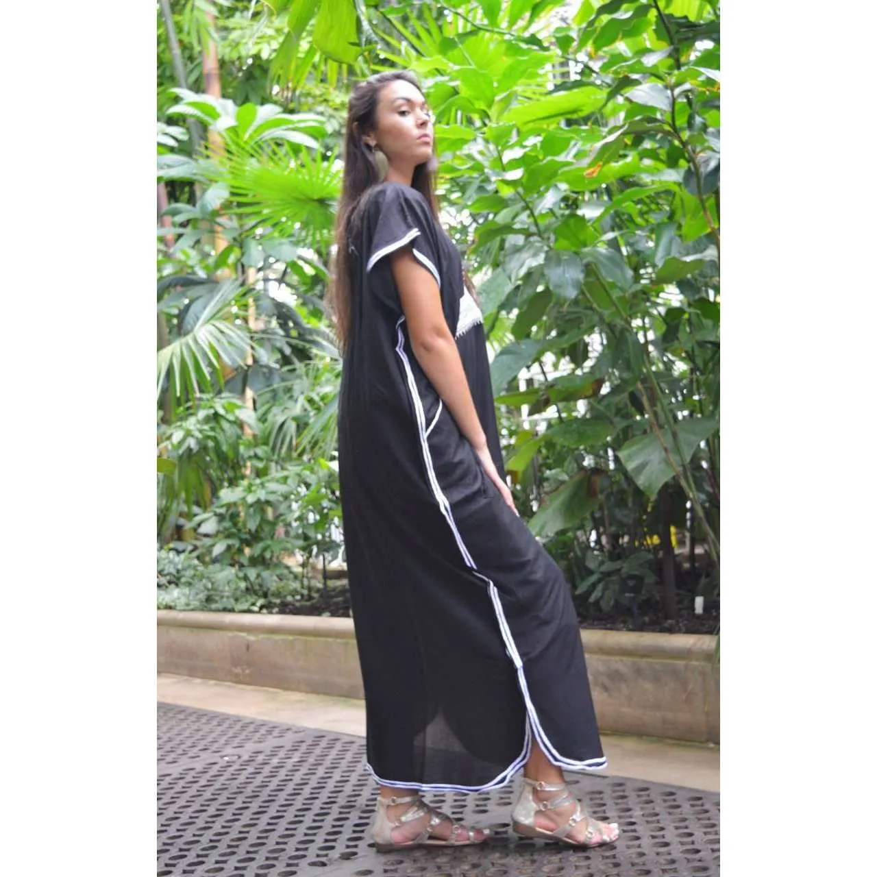 Black Marine Resort Caftan Kaftan-Beach Kaftan