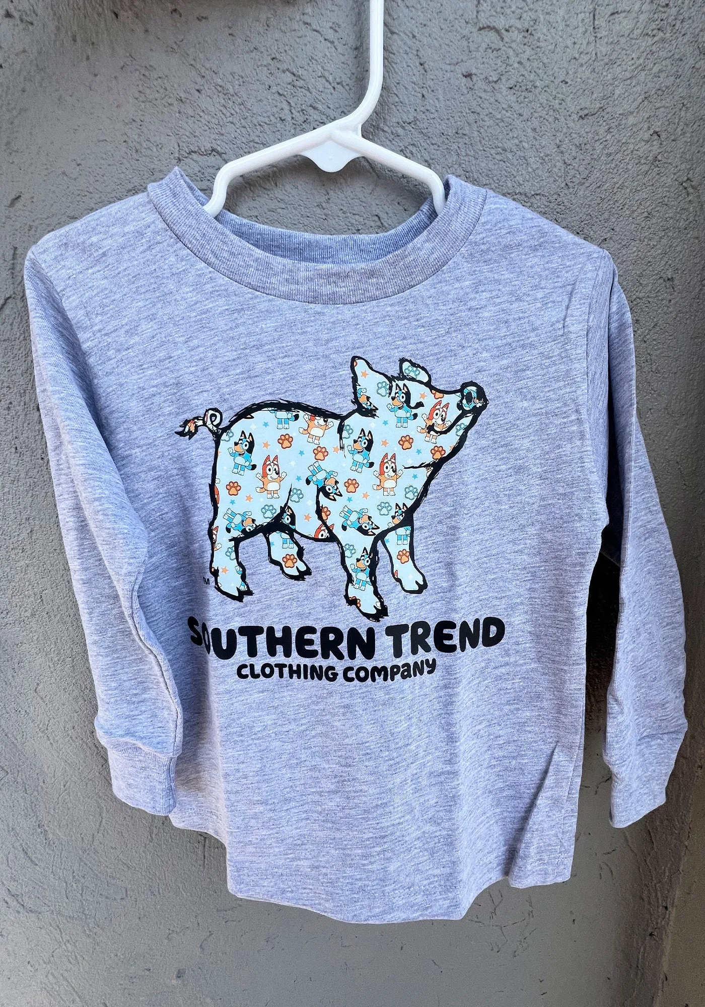 Bluey Pig Toddler Long Sleeve T-Shirt