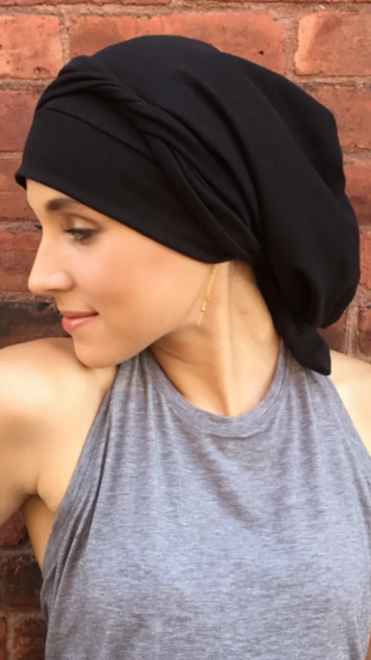 Bohemian Style Turban Hair Snood Hijab For Modern Women