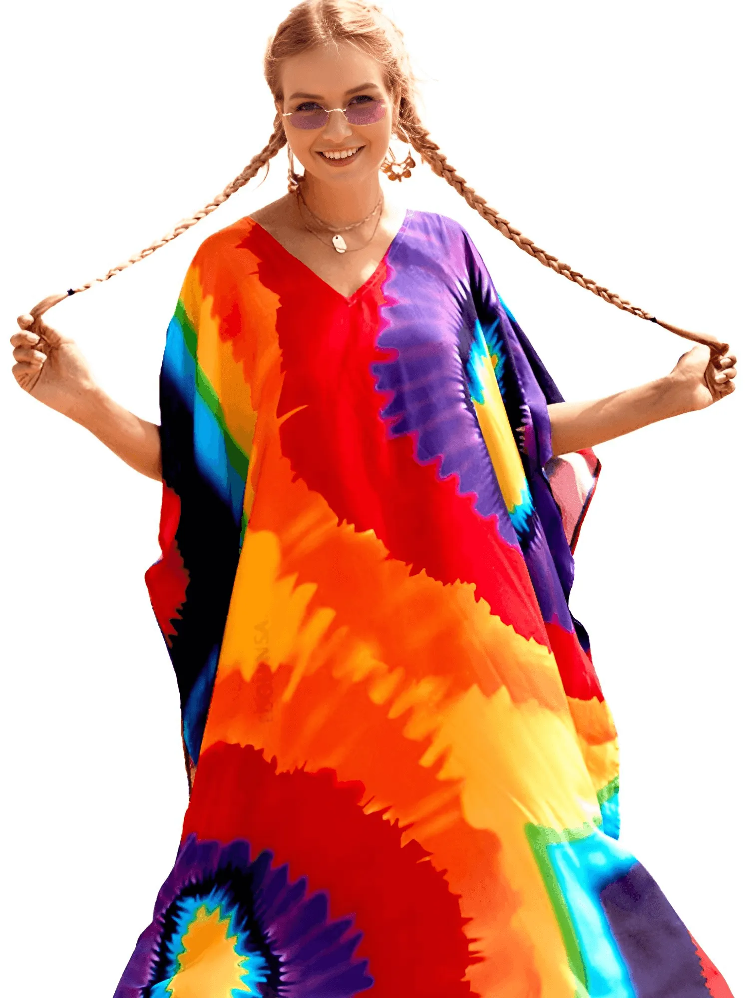 Bohemian V-Neck Batwing Sleeve Caftan For Women - 39 Styles!