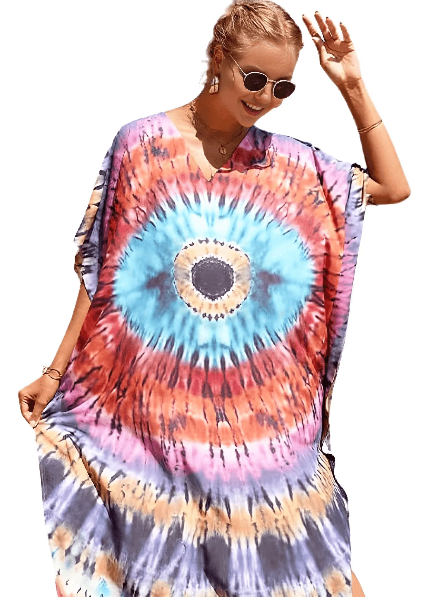 Bohemian V-Neck Batwing Sleeve Caftan For Women - 39 Styles!