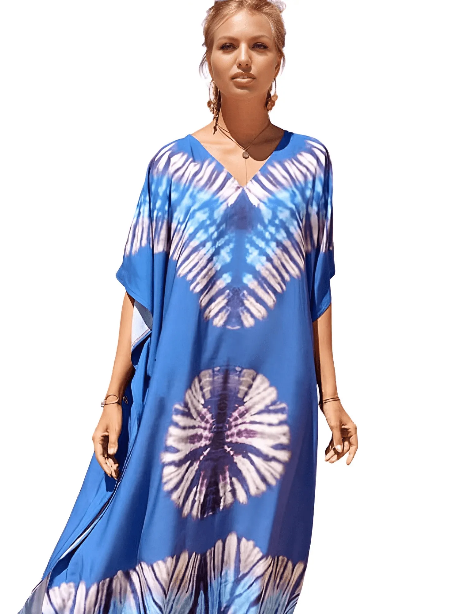 Bohemian V-Neck Batwing Sleeve Caftan For Women - 39 Styles!