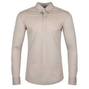 BOSS C Hal HBD Shirt in Light Beige