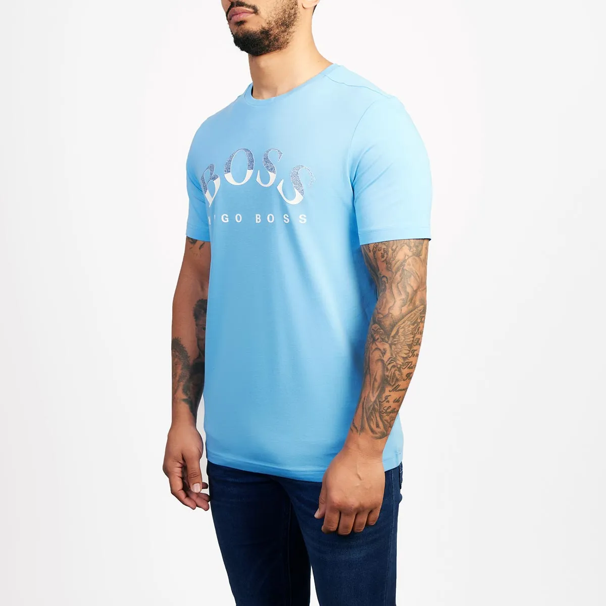 BOSS Tee 1 T-Shirt in Sky Blue