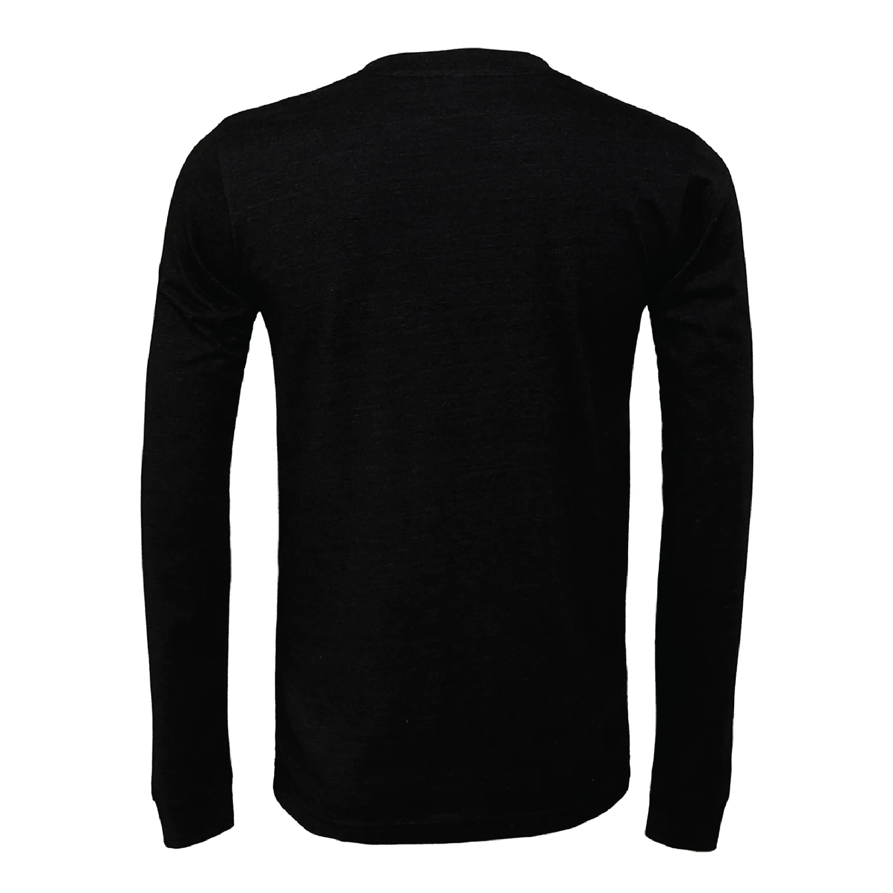 Boynton United (Patch) Bella   Canvas Long Sleeve Triblend T-Shirt Heather Black