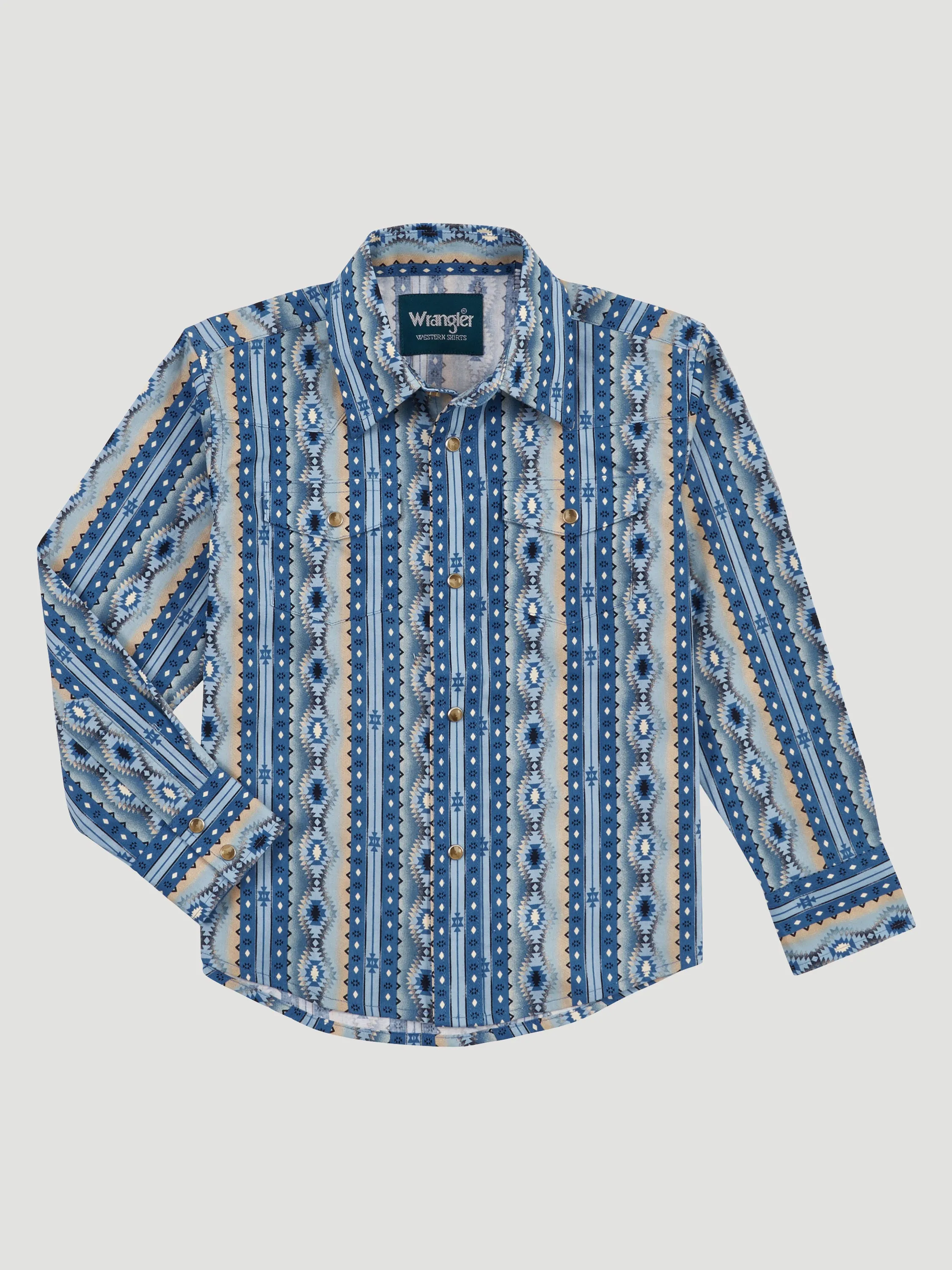 Boy's Wrangler Snap Front Shirt #112316670