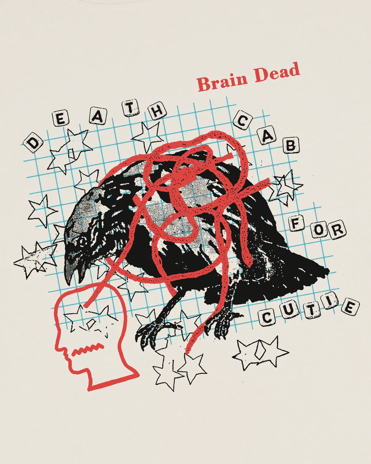 Brain Dead x Death Cab For Cutie T-shirt - Natural