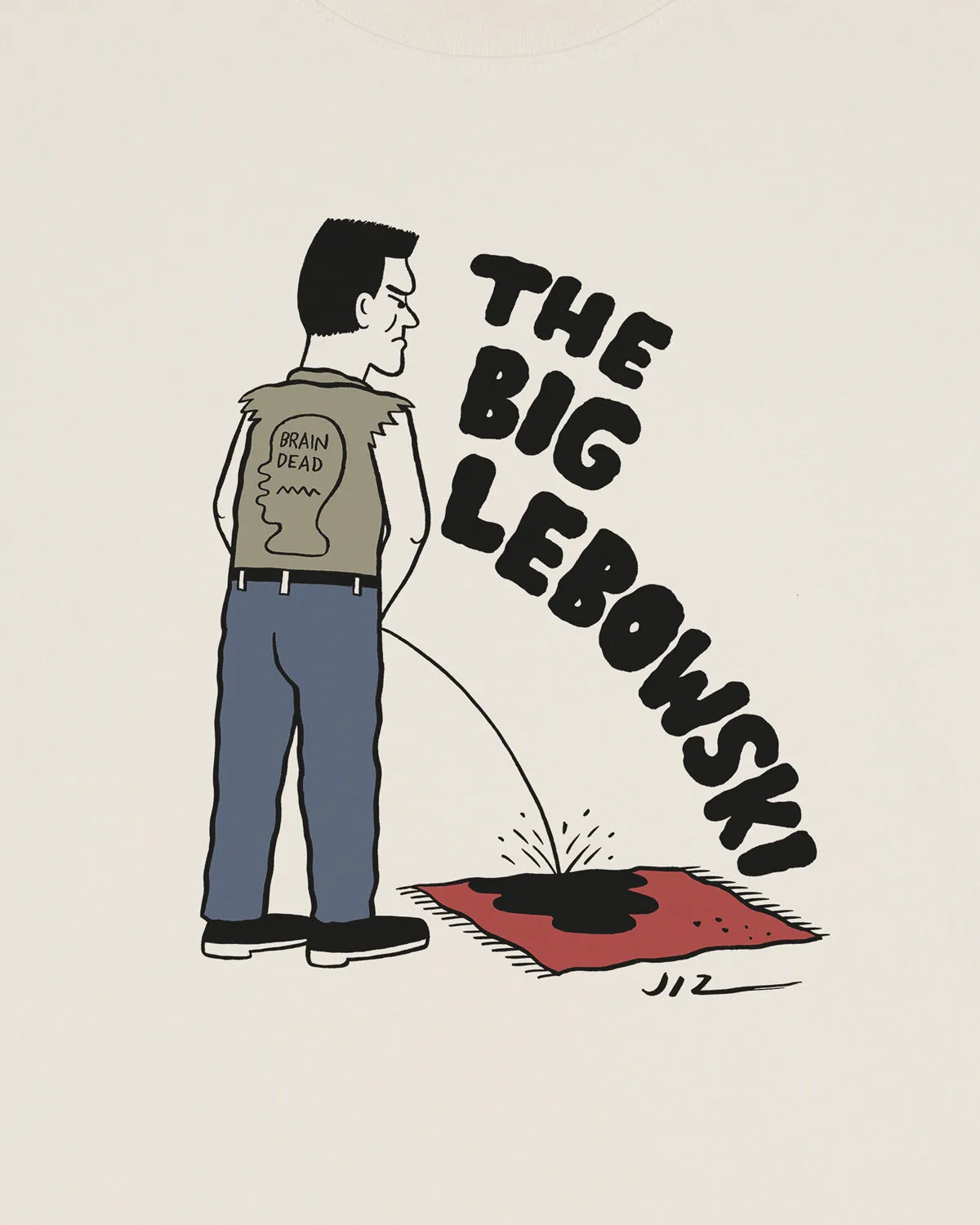 Brain Dead x The Big Lebowski Bathroom Break T-shirt - Natural