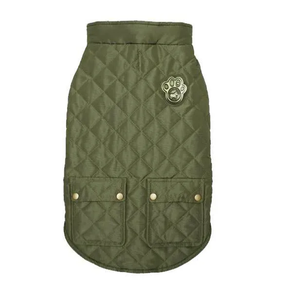 Canada Pooch | Cityscape Coat Army Green SIZE 10, 12 & 22, 24