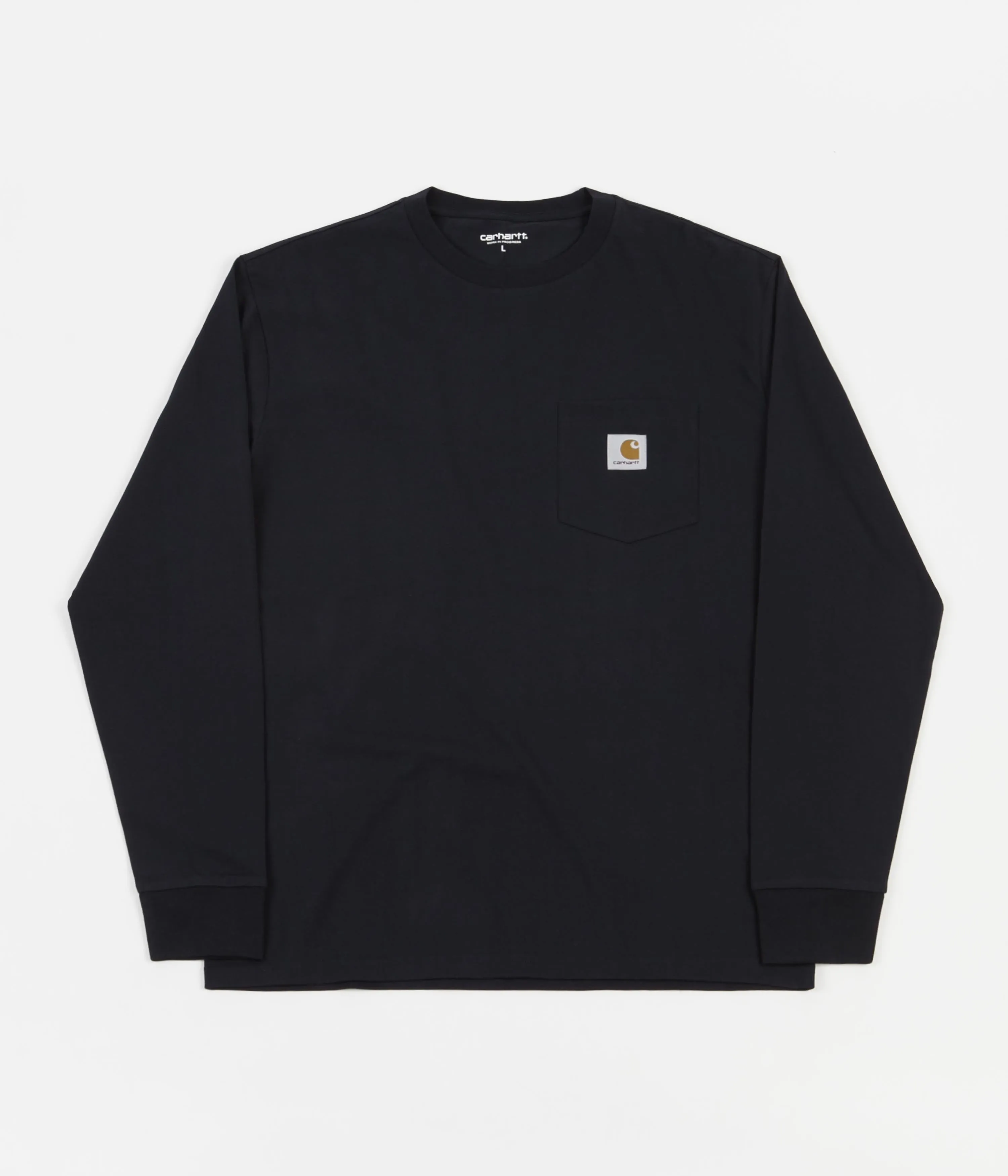 Carhartt Long Sleeve Pocket T-Shirt - Dark Navy