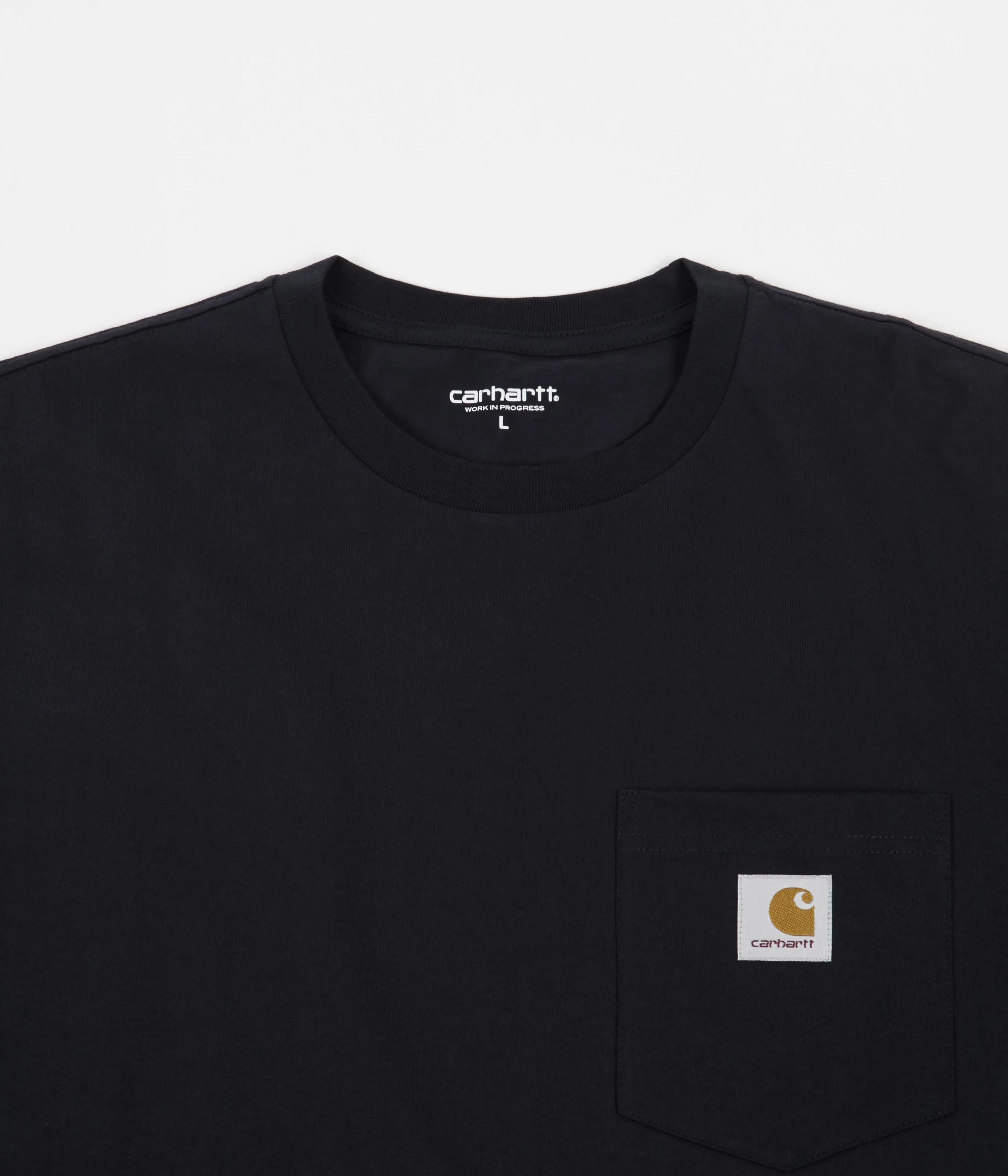 Carhartt Long Sleeve Pocket T-Shirt - Dark Navy