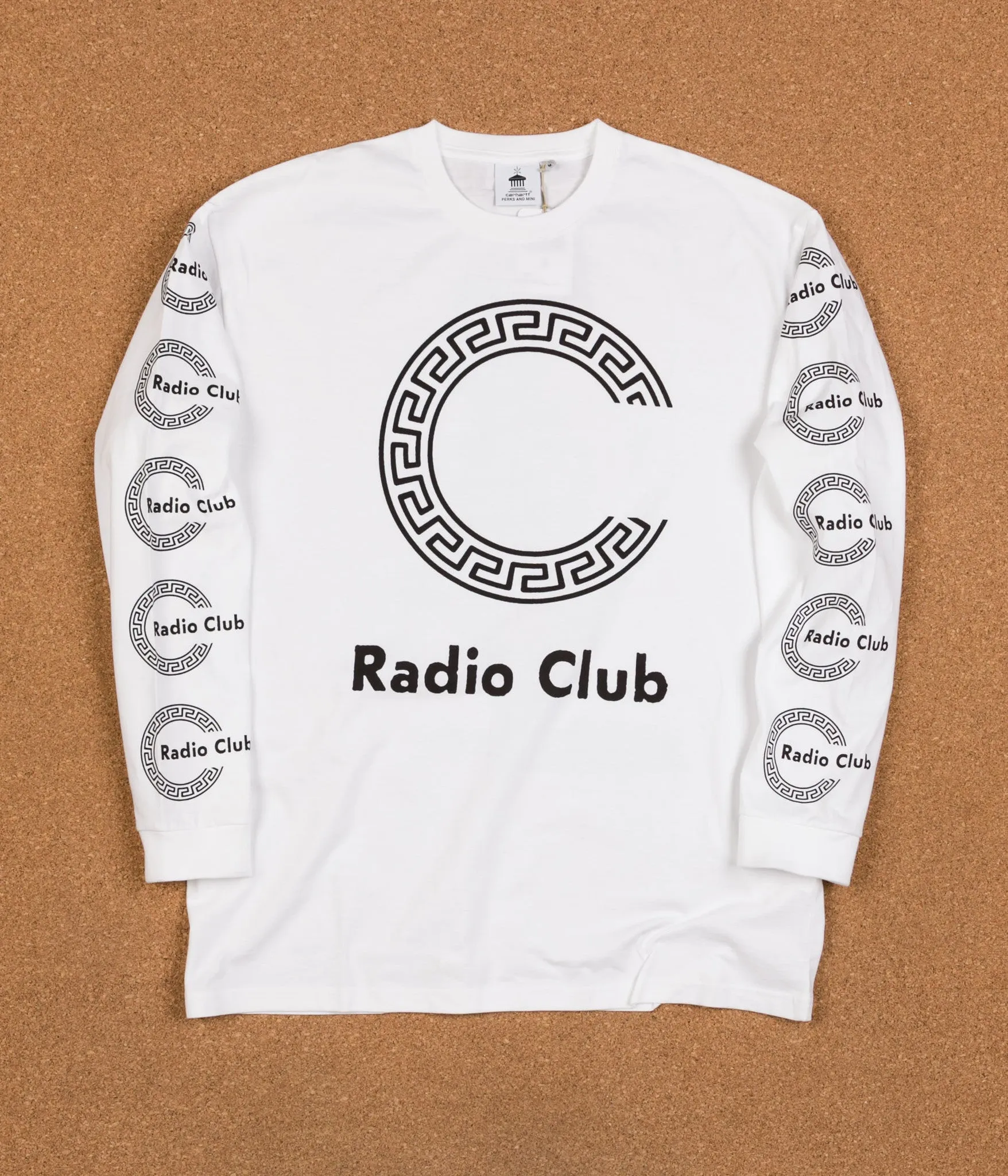 Carhartt x PAM Radio Club Roma Long Sleeve T-Shirt - White