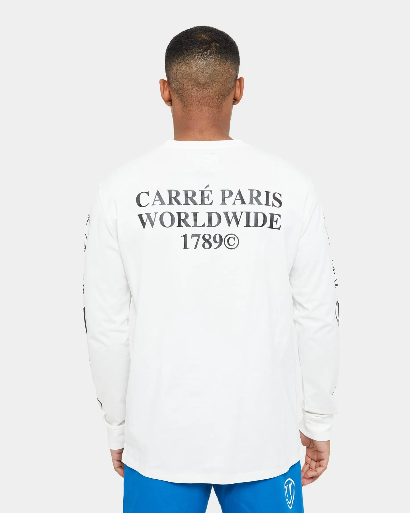 Carre Worldwide Oversized Long Sleeve T-Shirt Off White