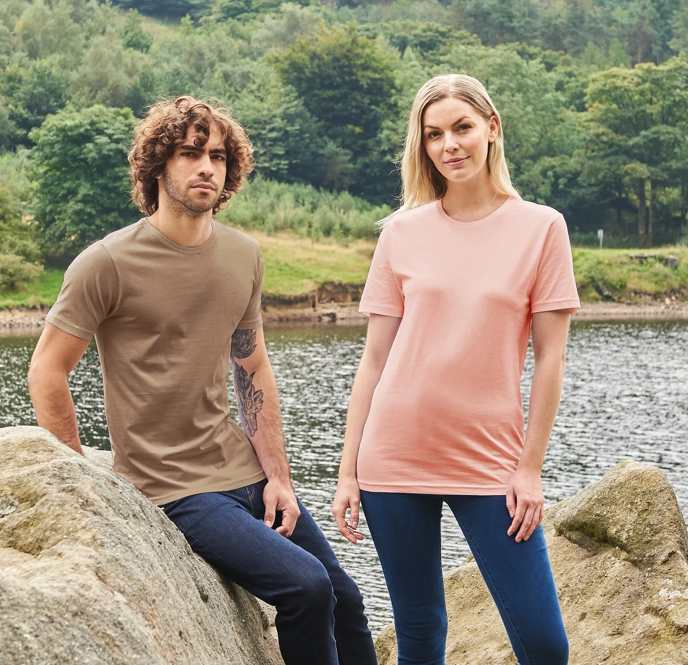 Cascades Organic T-Shirt | BURGUNDY