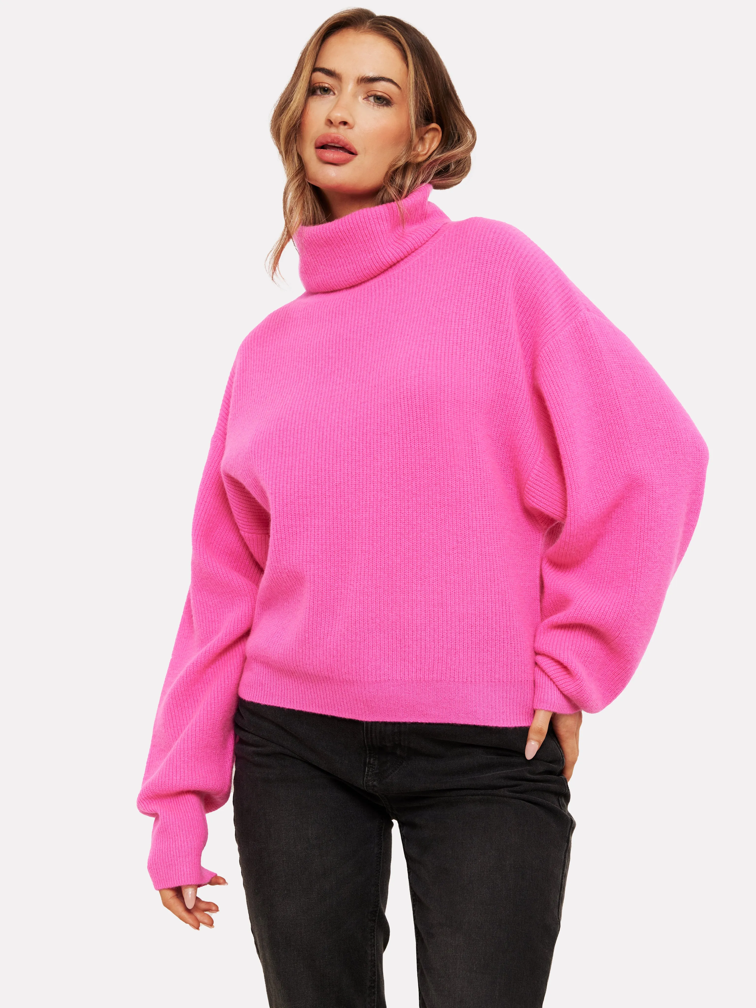 Cee Cee Cashmere Roll Neck