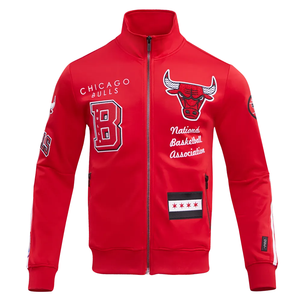 CHICAGO BULLS CHERRY 2.0 DK TRACK JACKET (RED)