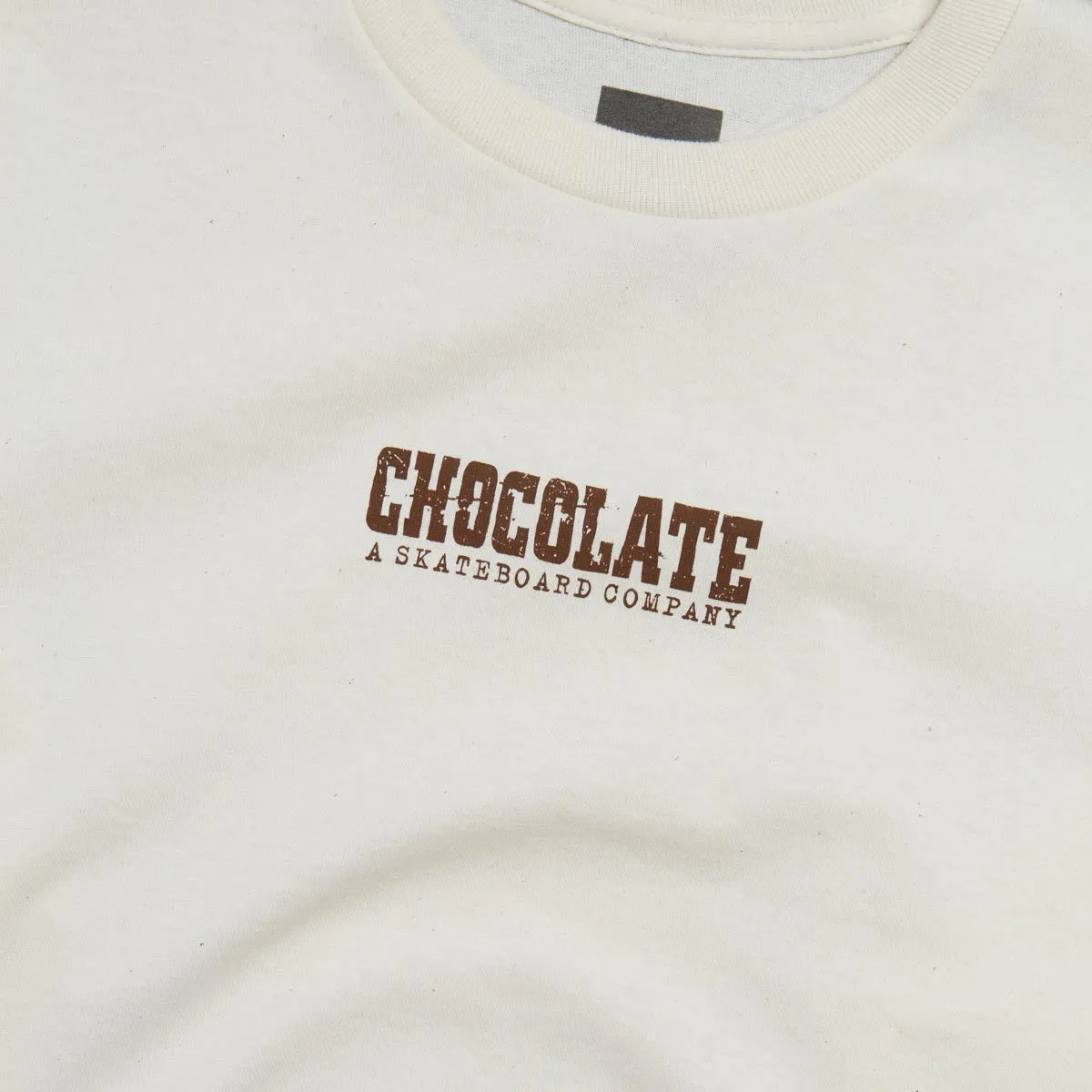 Chocolate Western Long Sleeve T-Shirt - Cream