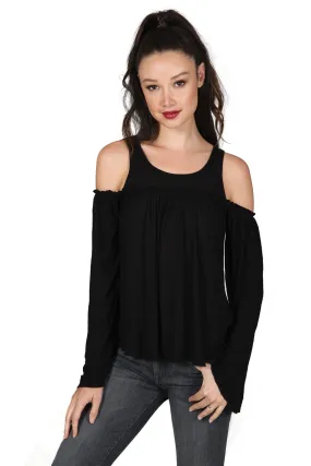 COLD SHOULDER BOHEMIAN TOP