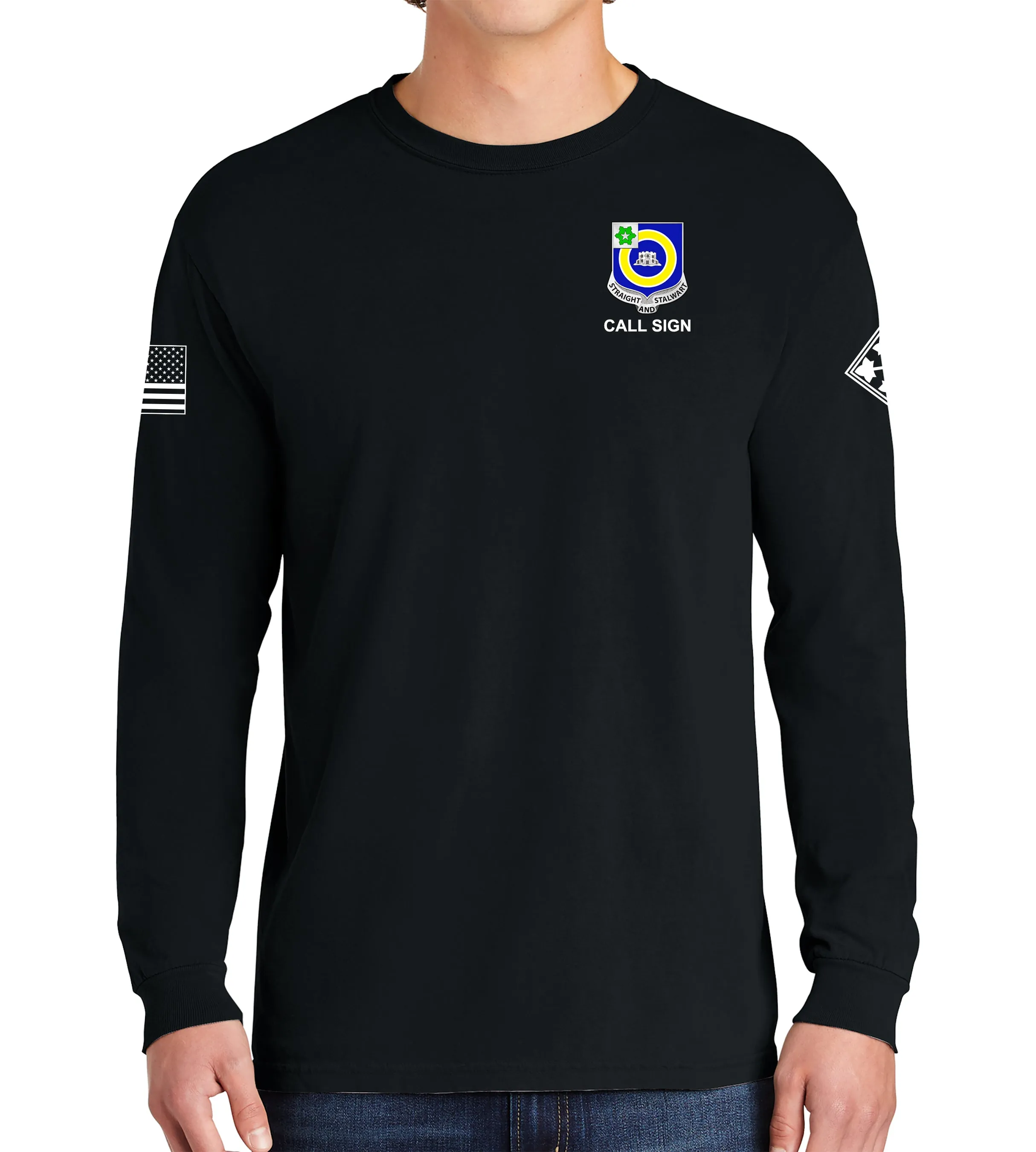 Diablos Long Sleeve 50-50 Blend Unisex Shirt. This shirt IS approved for PT