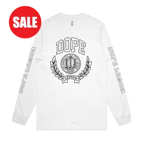 Dope University / White Longsleeve T-shirt