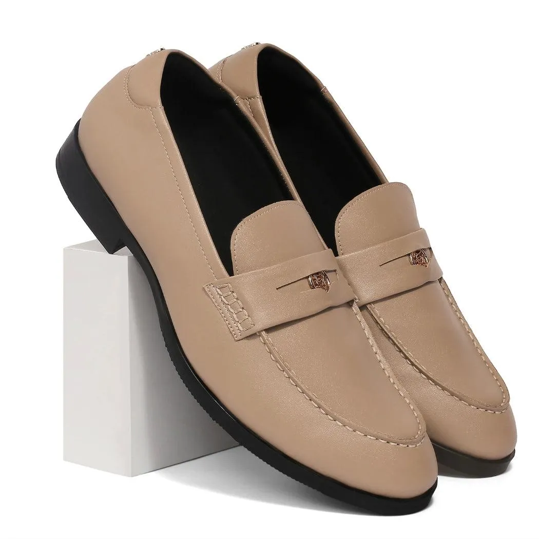 Elbono- Moroccan Beige Penny Slip On