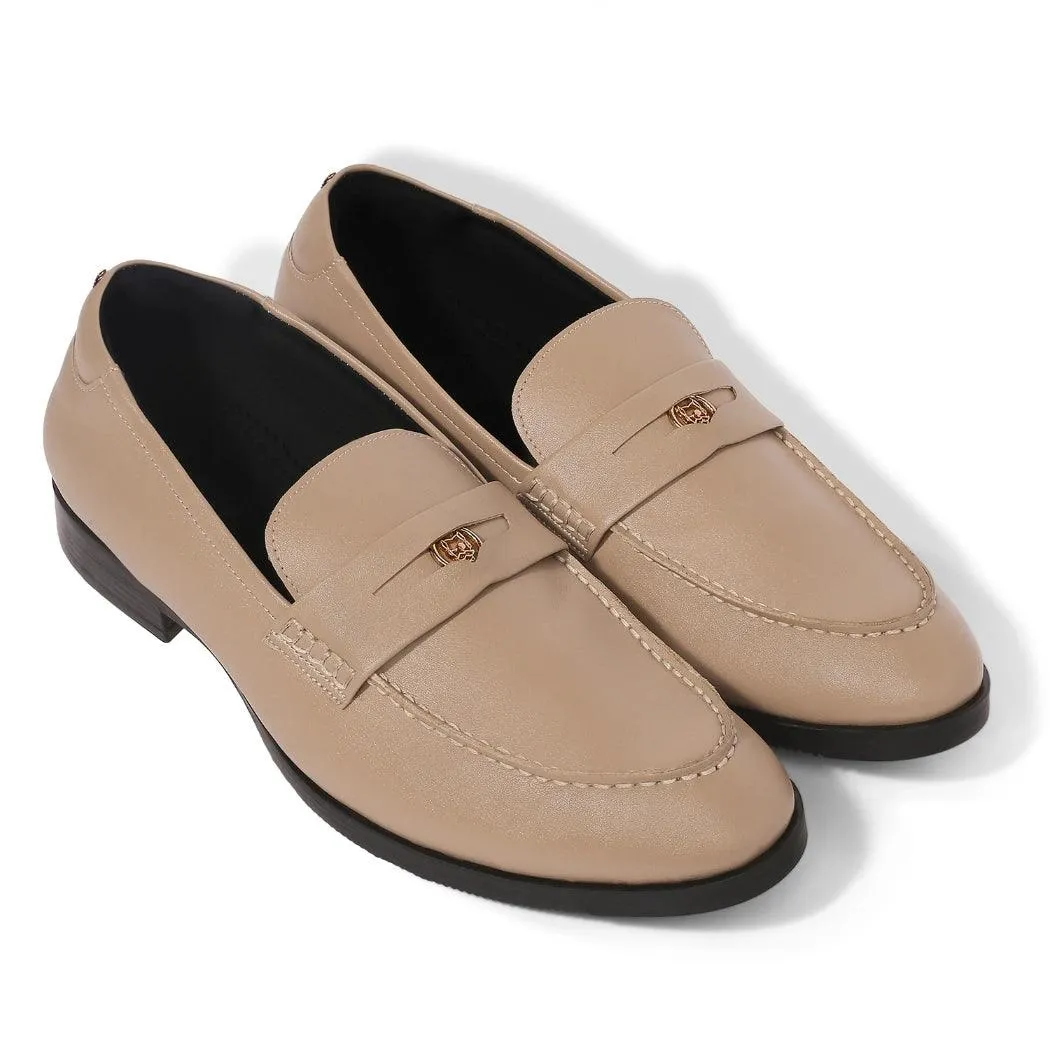 Elbono- Moroccan Beige Penny Slip On