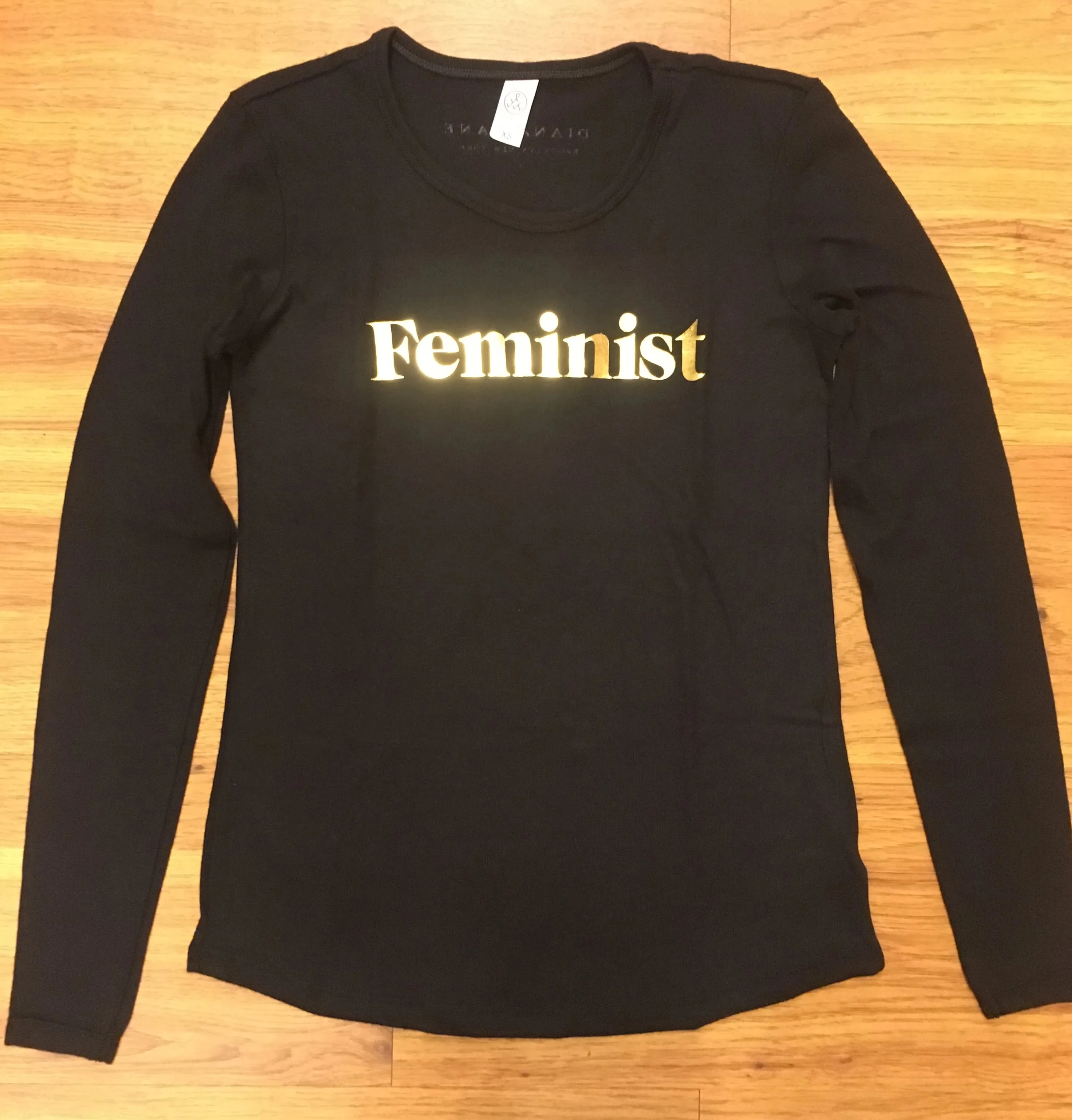 feminist tee shirt, long sleeve