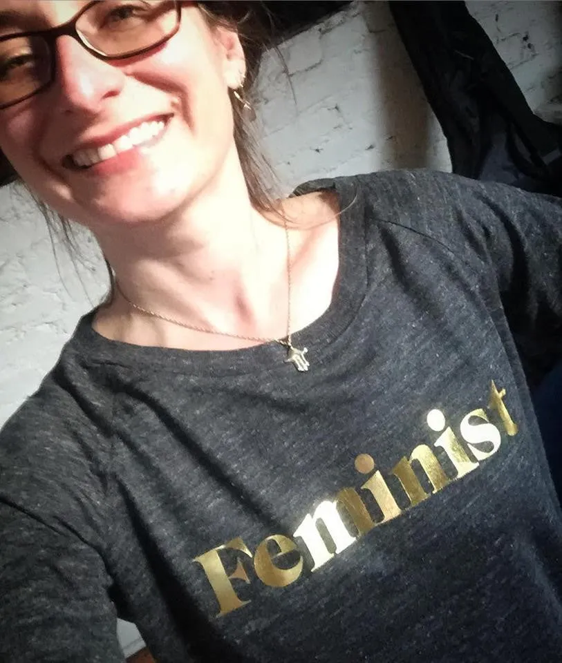 feminist tee shirt, long sleeve