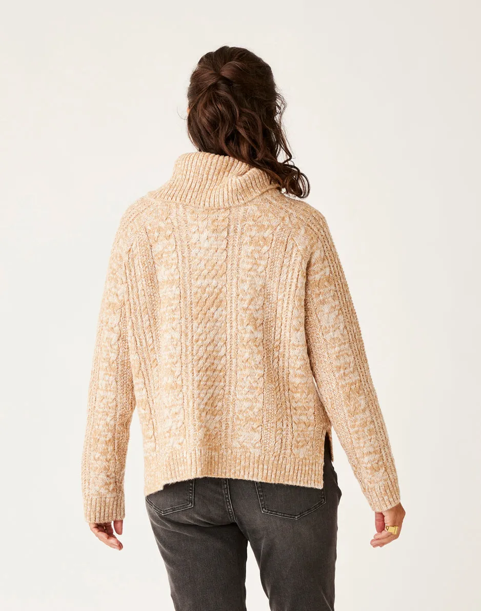 Field Sweater: Camel Heather