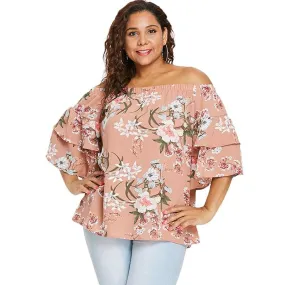 Floral Flower Print Blouse