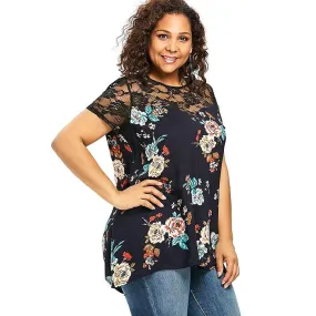 Floral Flower Print Blouses