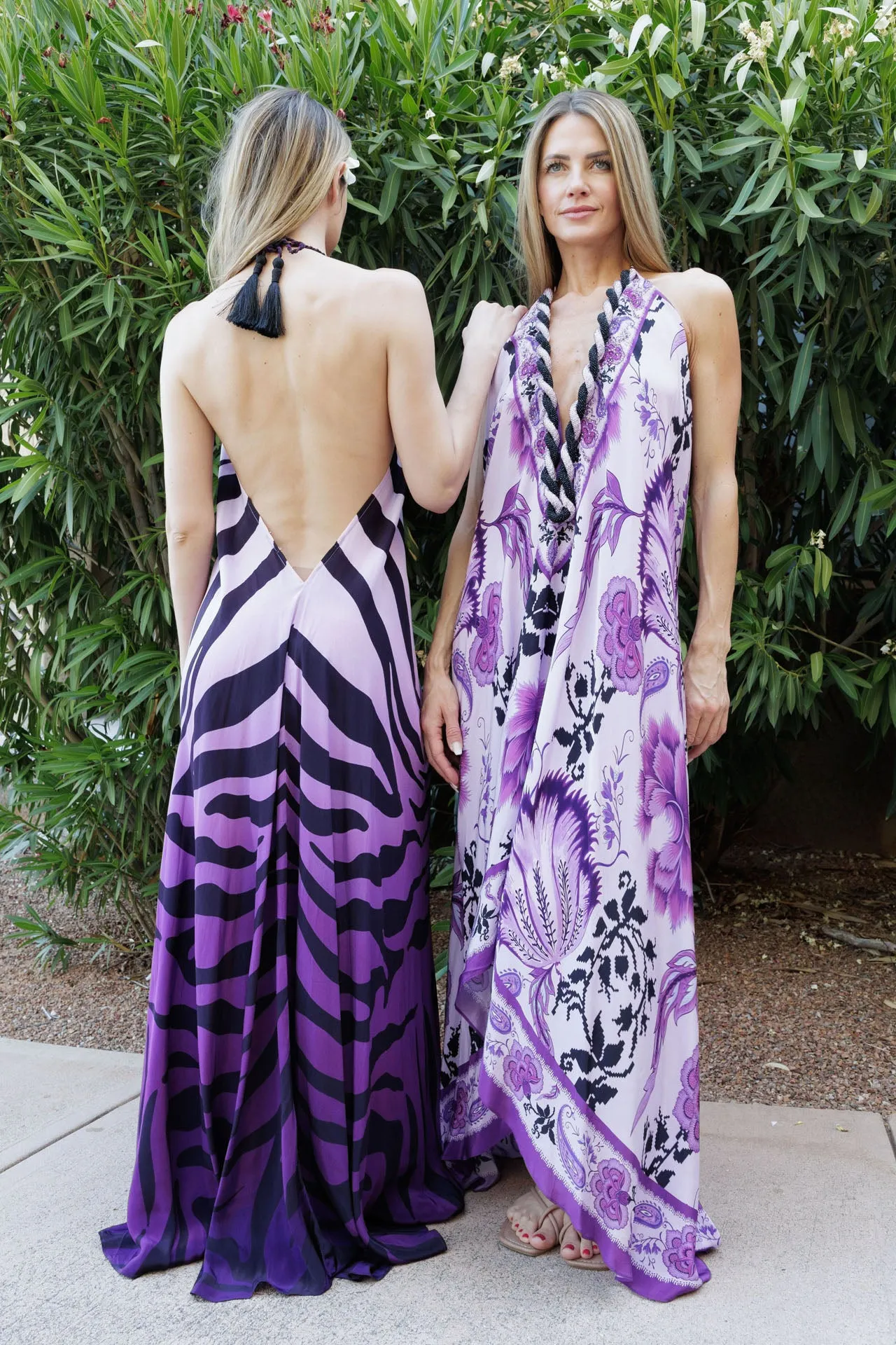 Floral Print Long Maxi Dresses