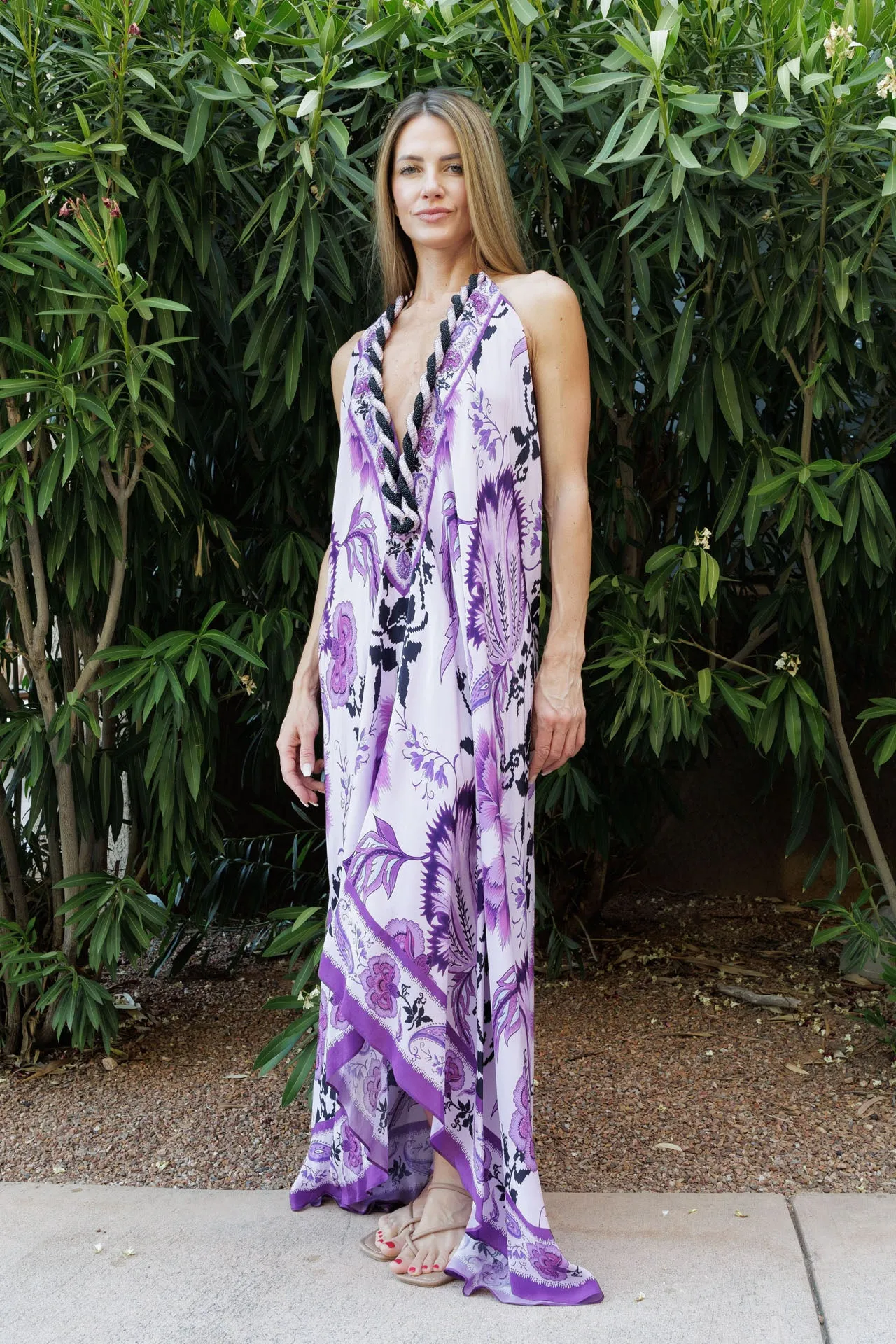 Floral Print Long Maxi Dresses