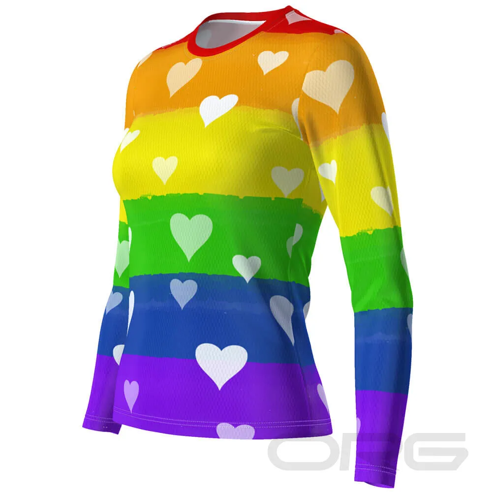 FMR Rainbow Love Women's Technical Long Sleeve Running Shirt