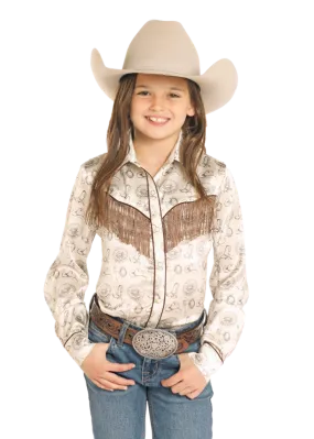 Girl's Rock & Roll Cowgirl Snap Front Shirt #BGN2S04517