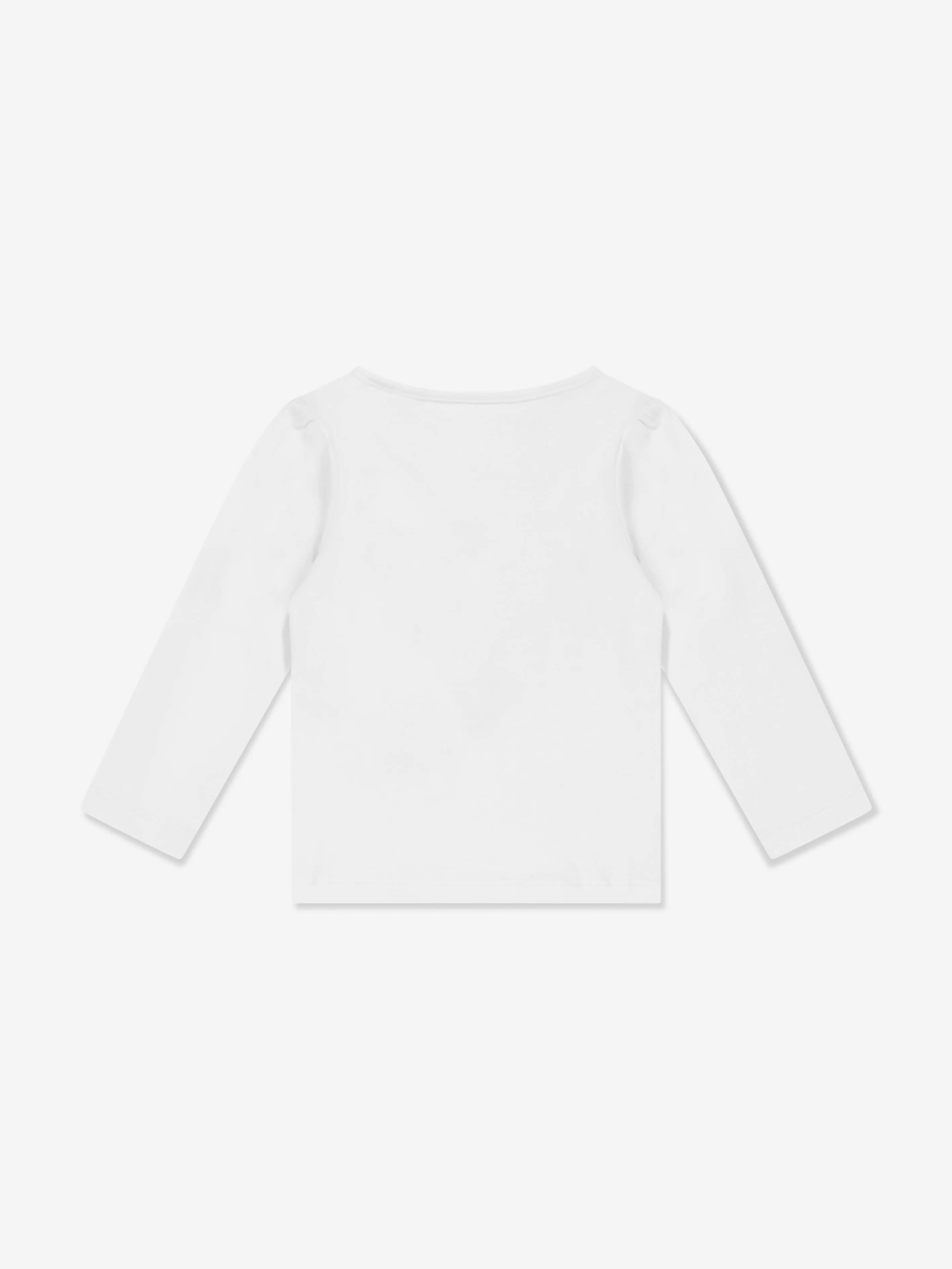 Guess Baby Girls Long Sleeve T-Shirt in White