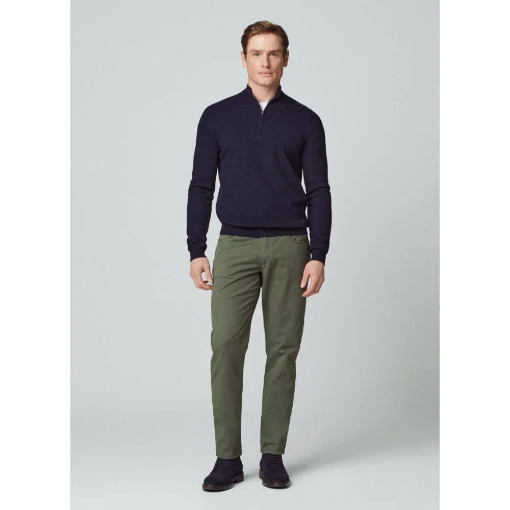 Hackett Merino Cash Mix in Navy