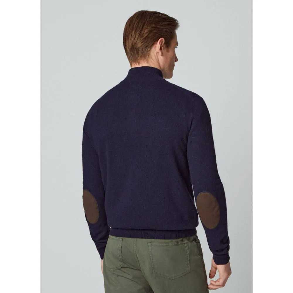 Hackett Merino Cash Mix in Navy