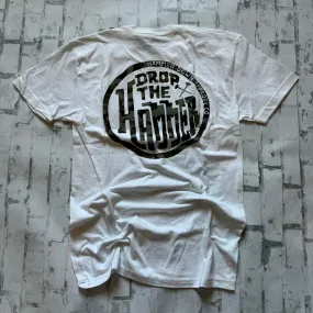 Hammer Down "Field Camo Circle” Short Sleeve T-shirt - White