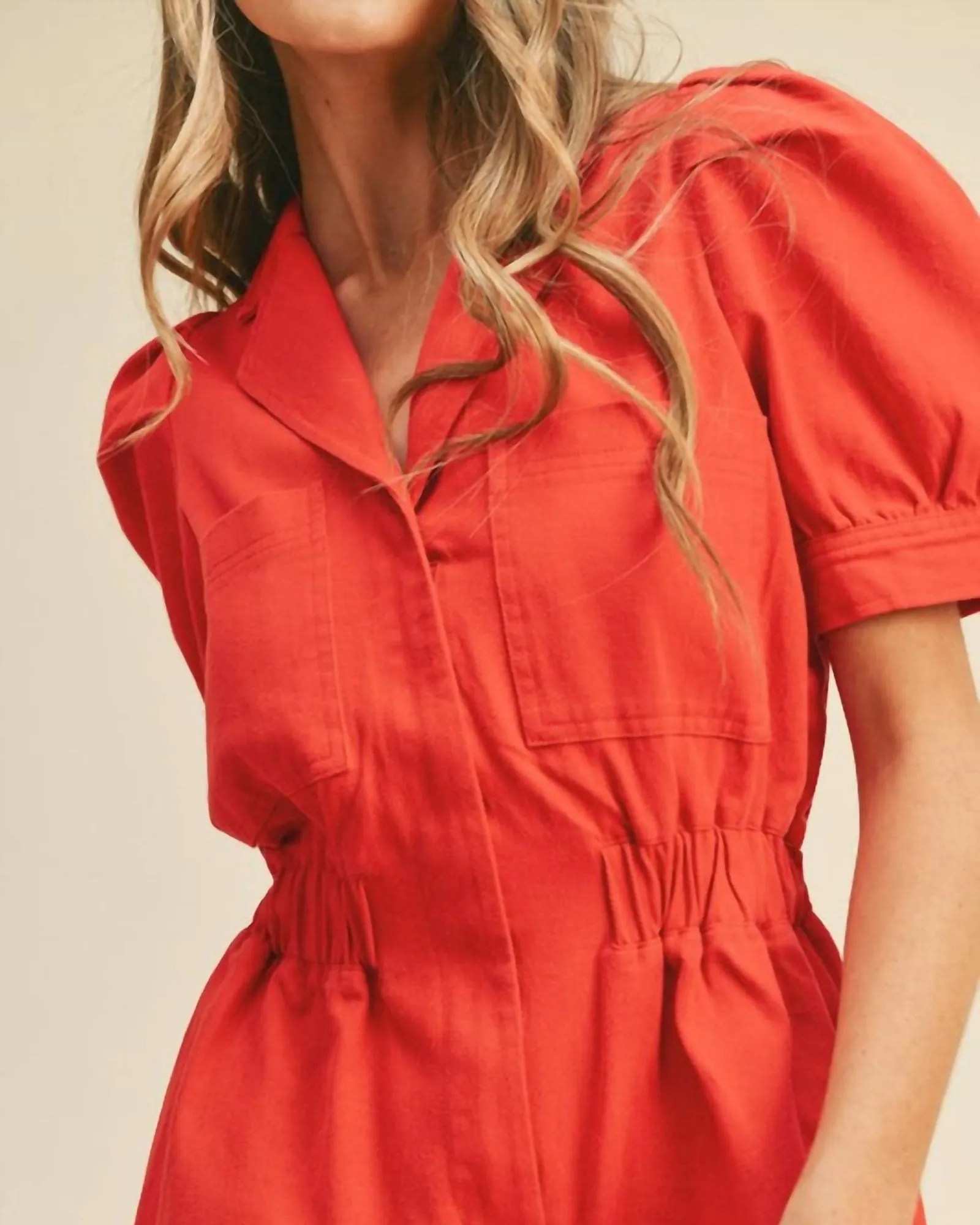 Have A Little Fun Romper In Red | Red